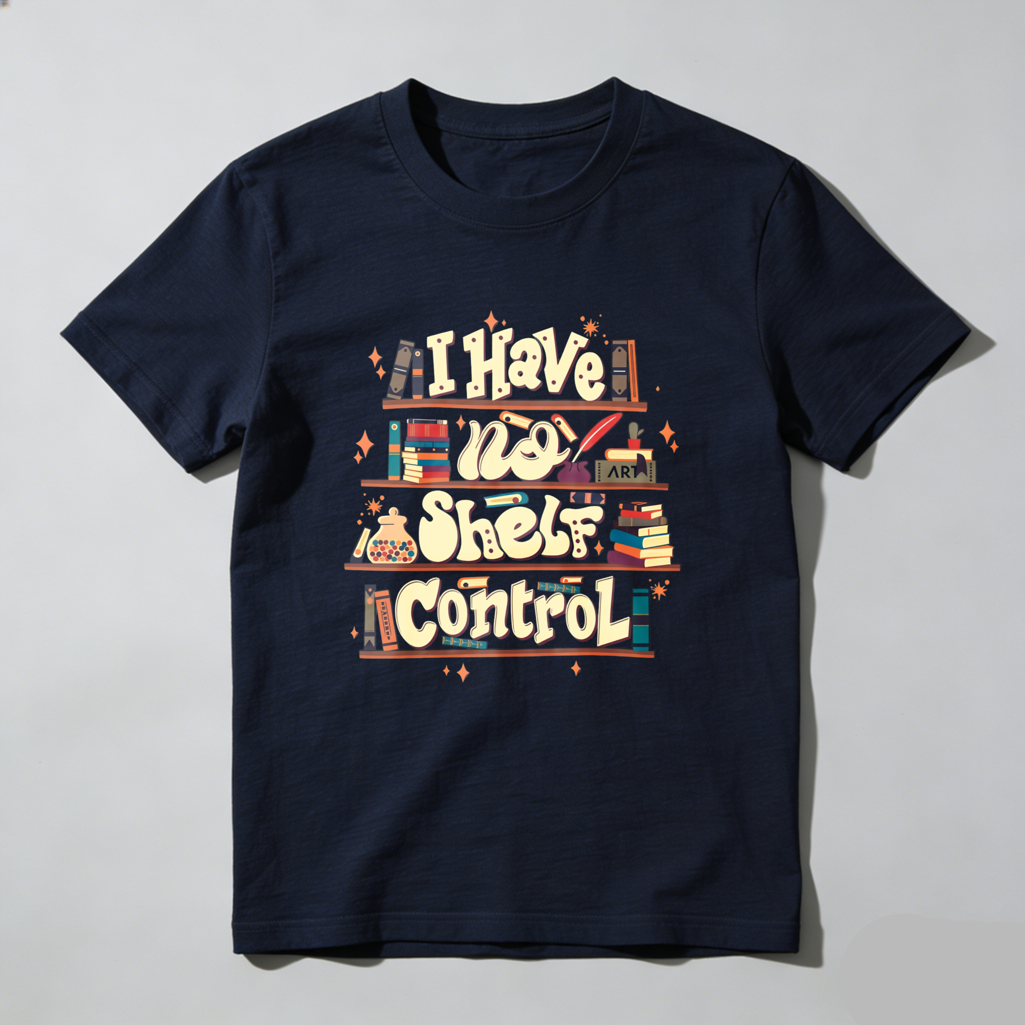 Wardrobecart I Have No Shelf Control Tshirt