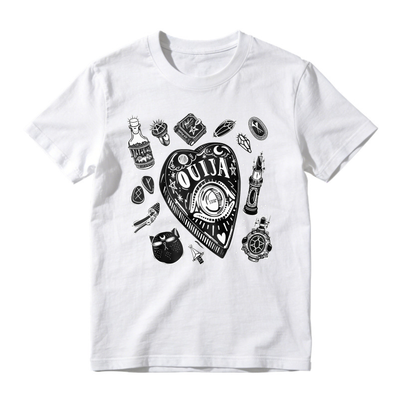 Ouija Board And Occult Symbols Graphic, Unisex Classic T-shirt