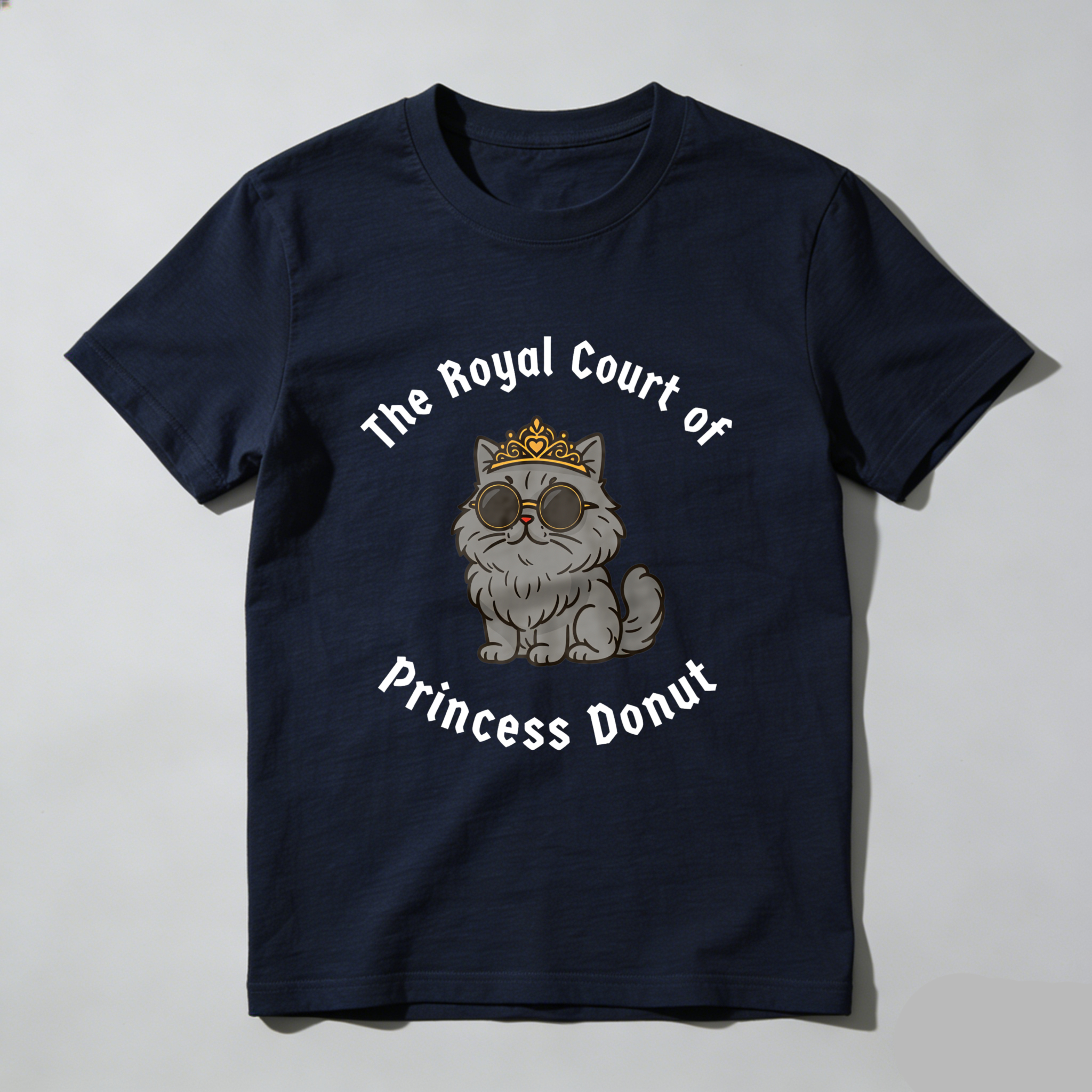 Wardrobecart The Royal Court Of Princess Donut Cat Tshirt