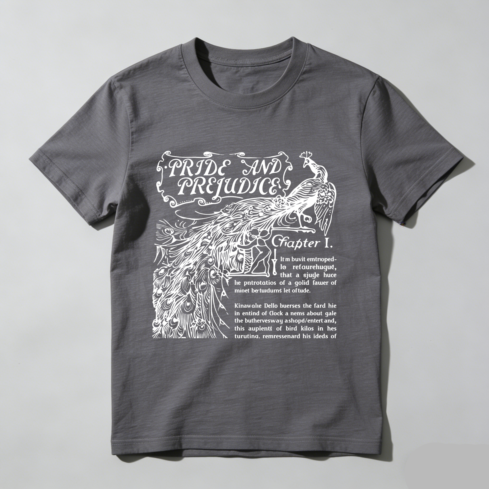 Wardrobecart Pride And Prejudice Chapter One Design Tshirt