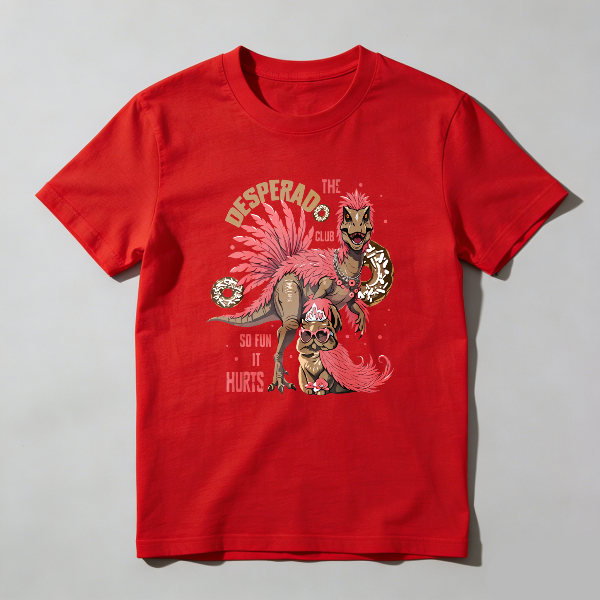 Wardrobecart The Desperado Club Dinosaur With Donuts Tshirt