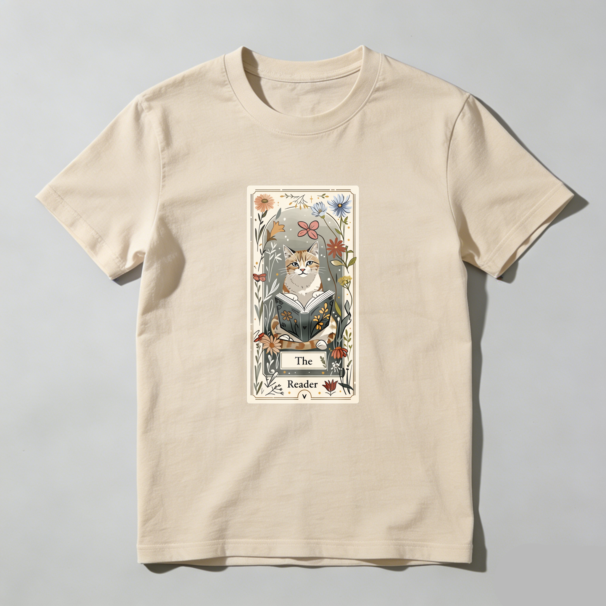 Wardrobecart The Reader Tarot Card Design Unisex Classic T-shirt
