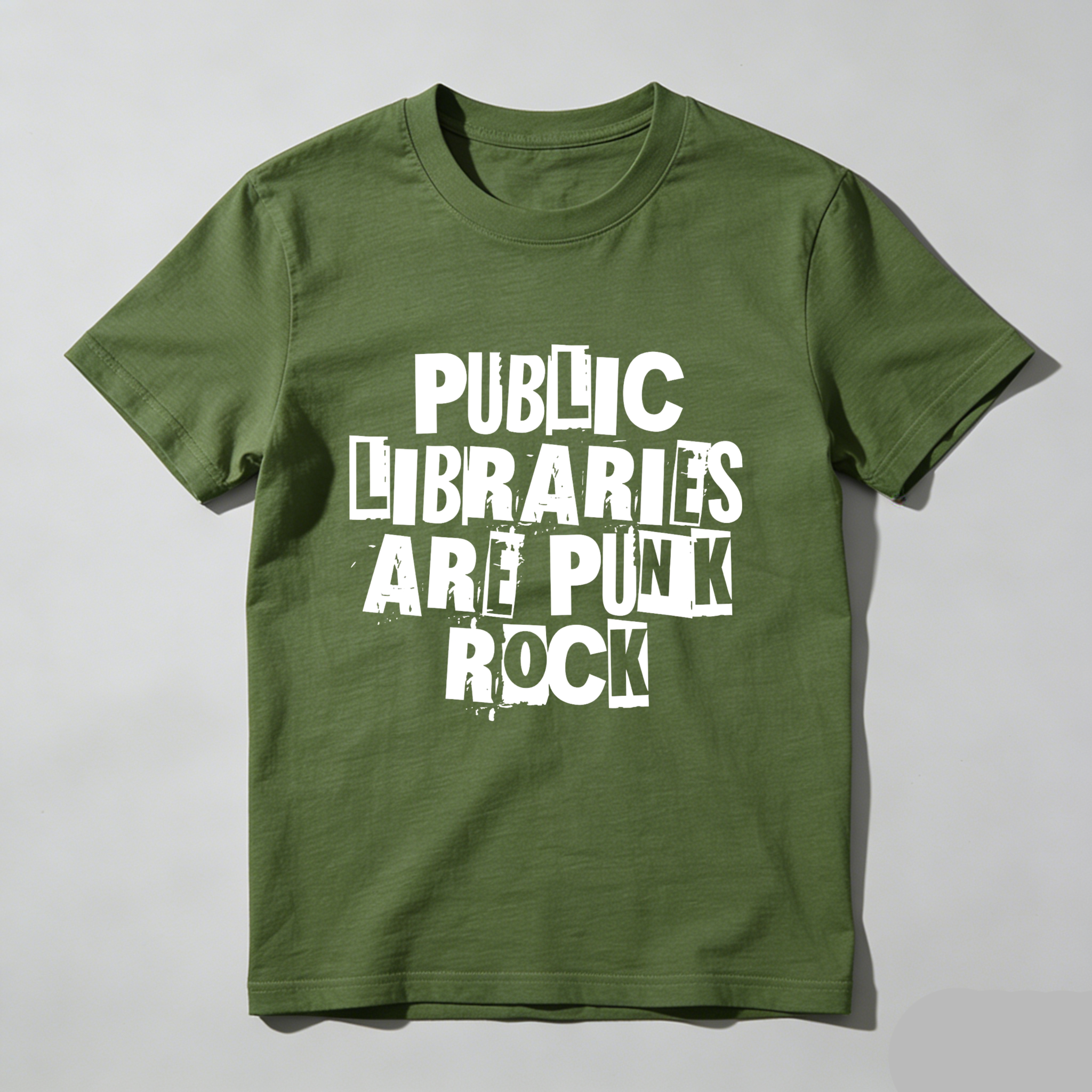 Wardrobecart Public Libraries Are Punk Rock Tshirt