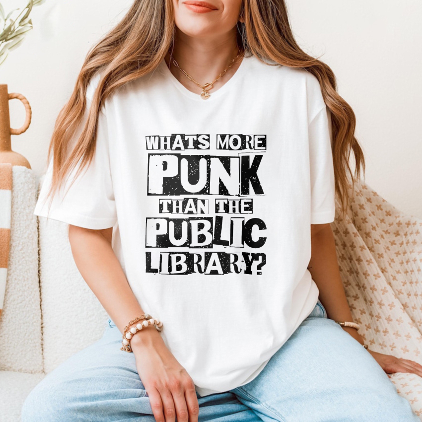 Wardrobecart What's More Punk Than The Public Library tshirt(1)