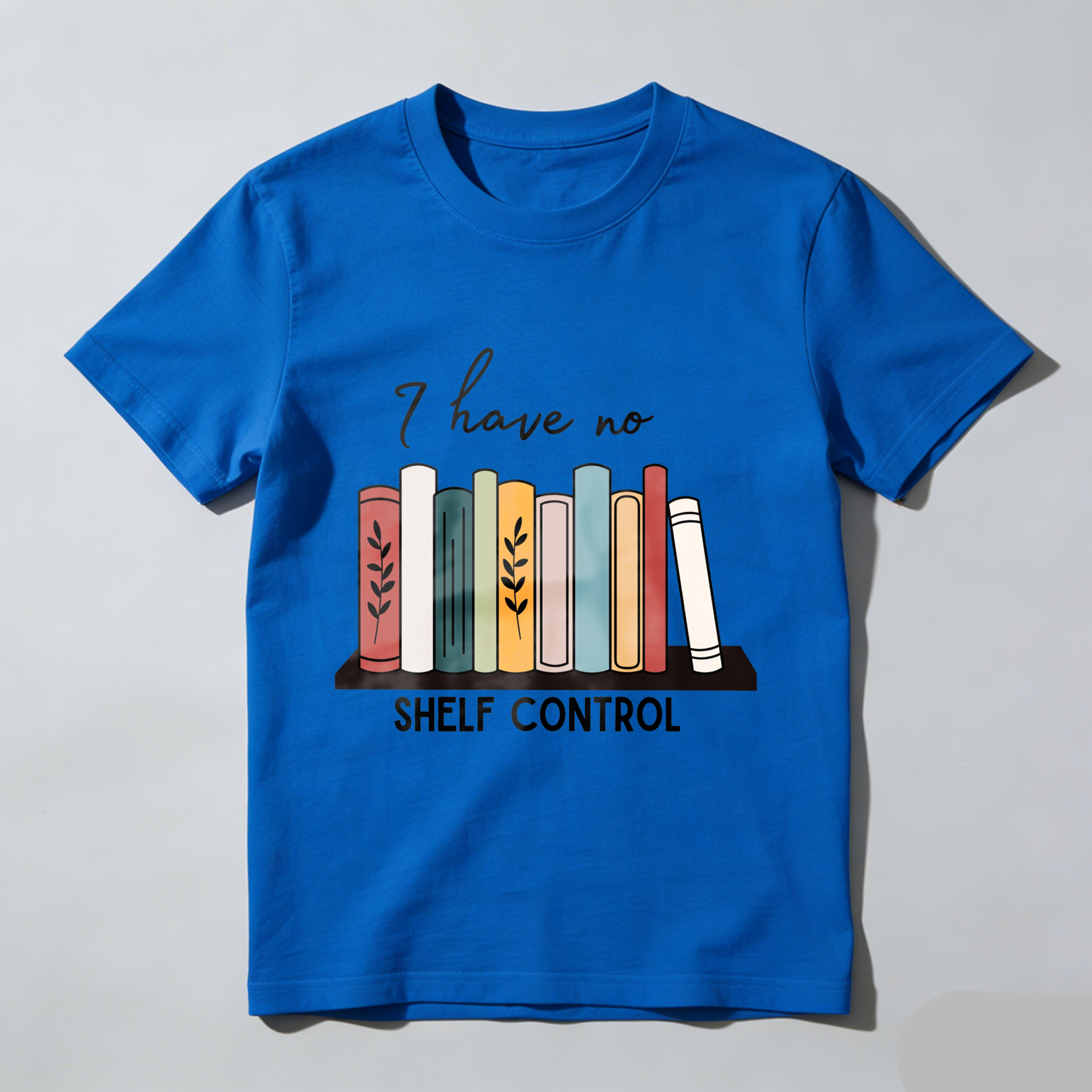 Wardrobecart Bookshelf Quote I Have No Shelf Control Unisex Classic T-shirt