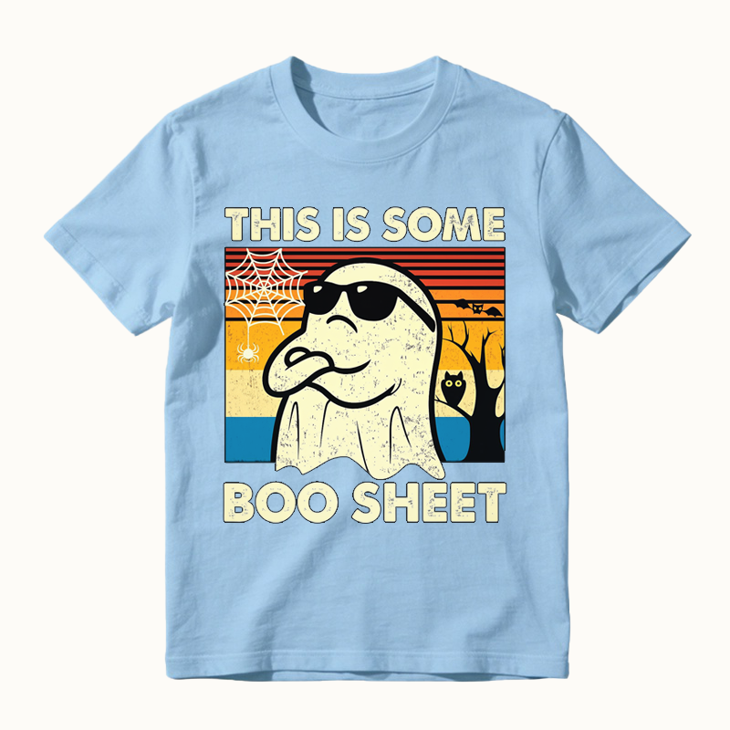 This is Some Boo Sheet Ghost Retro Funny Halloween T-Shirt