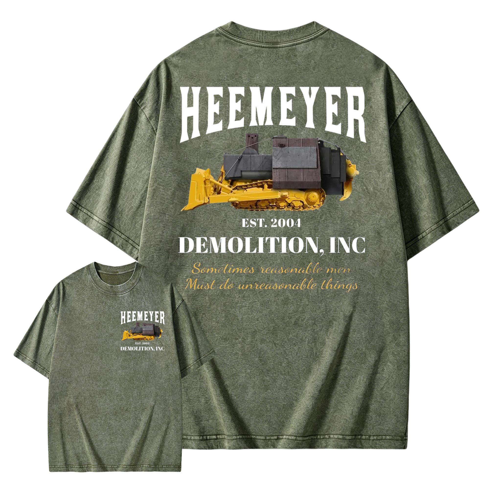 Heemeyer Demolition Inc Washed T-shirt