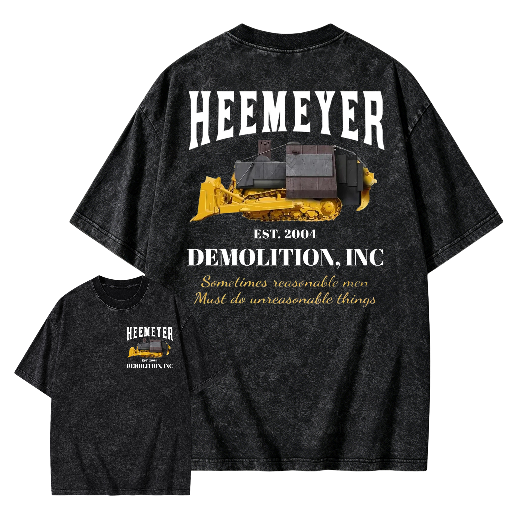 Heemeyer Demolition Inc Washed T-shirt