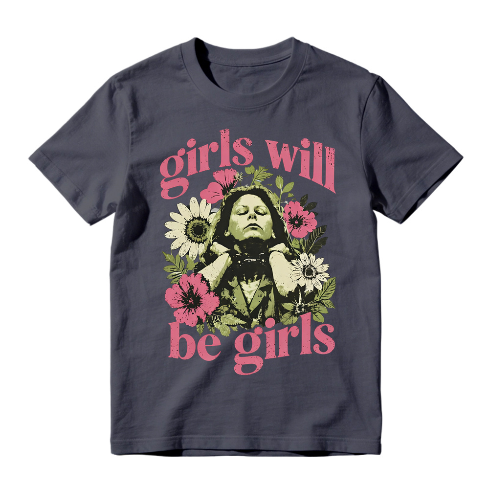 Aileen Wuornos Vintage T-Shirt,Girls Will Be Girls Graphic Tee,Feminist True Crime Tee