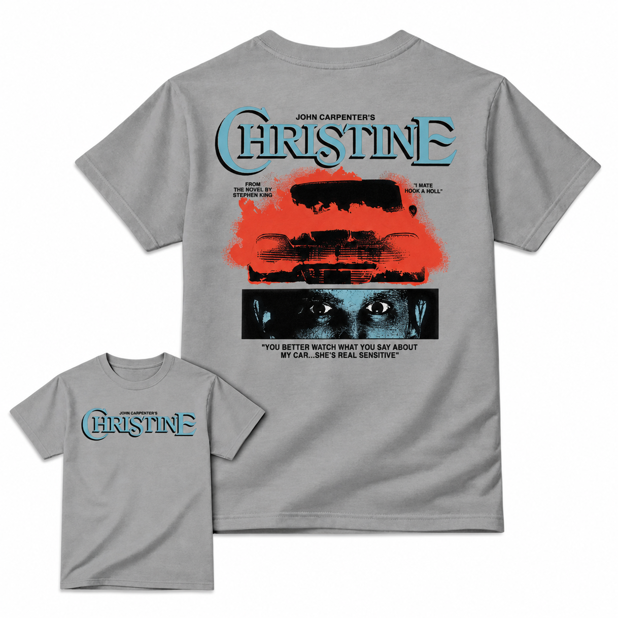 Christ1ne Inspired Retro Car Horror Movie Graphic T-Shirt