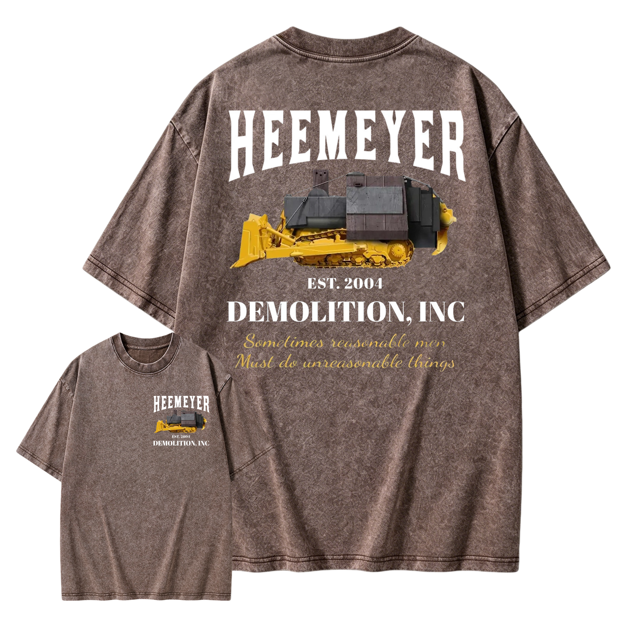 Heemeyer Demolition Inc Washed T-shirt