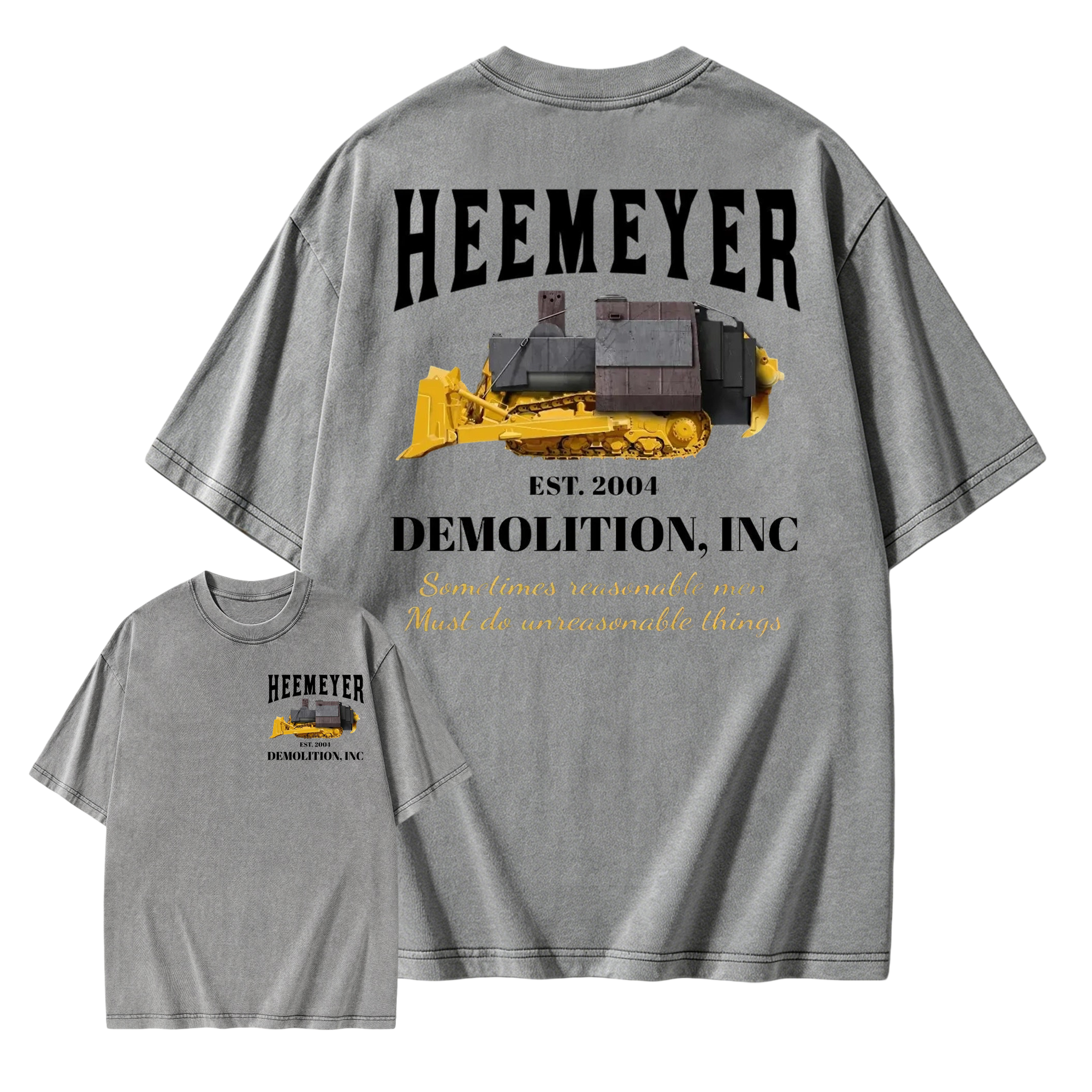 Heemeyer Demolition Inc Washed T-shirt