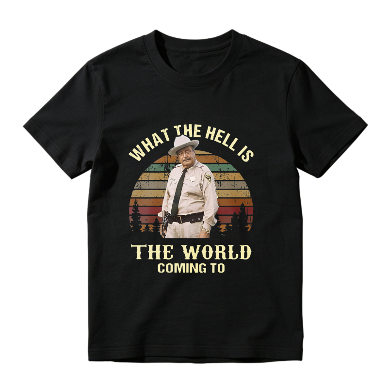 What The Hell Is The World Coming To Sheriff Rick Grimes Unisex Classic T-shirt