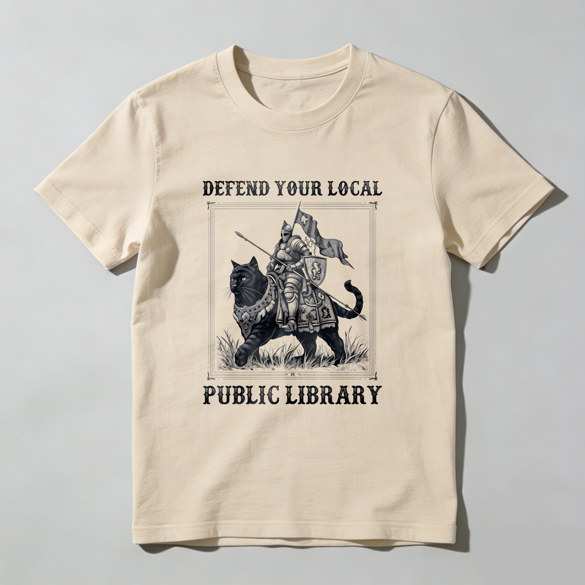 Wardrobecart Defend Your Local Public Library Tshirt