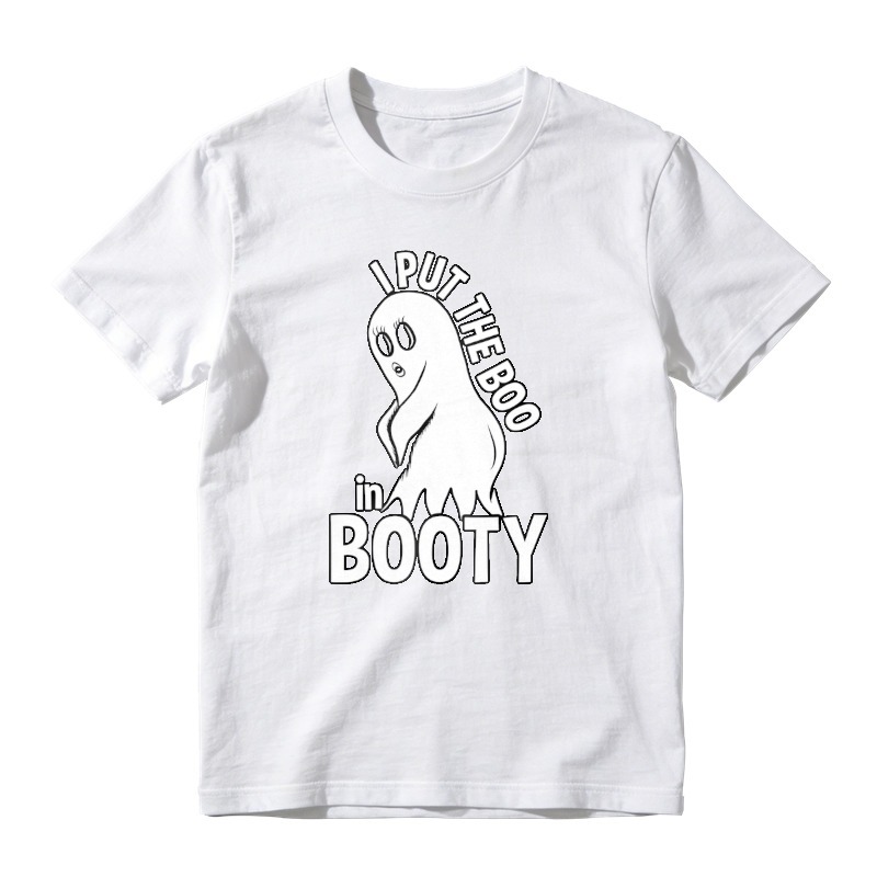 I Put The Boo In Booty Funny Ghost Halloween T-shirt
