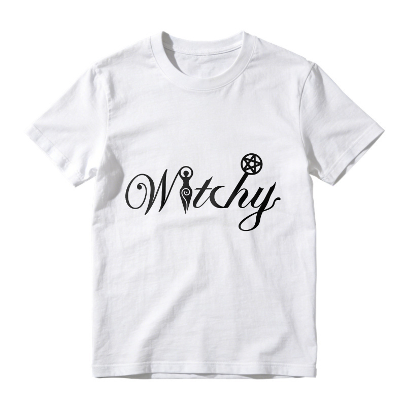 Witchy Pentagram Script Design, Unisex Classic T-shirt