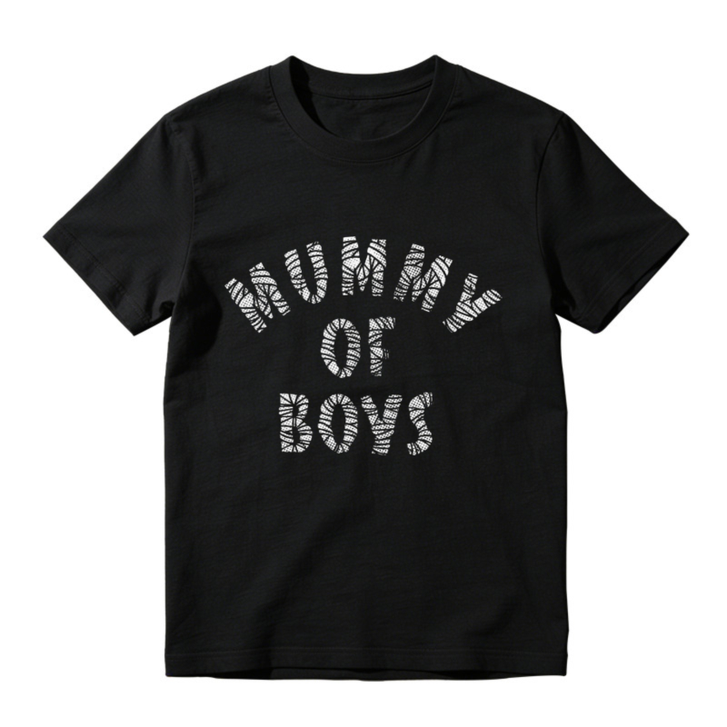 Mummy Of Boys Zebra Print Graphic T-shirt