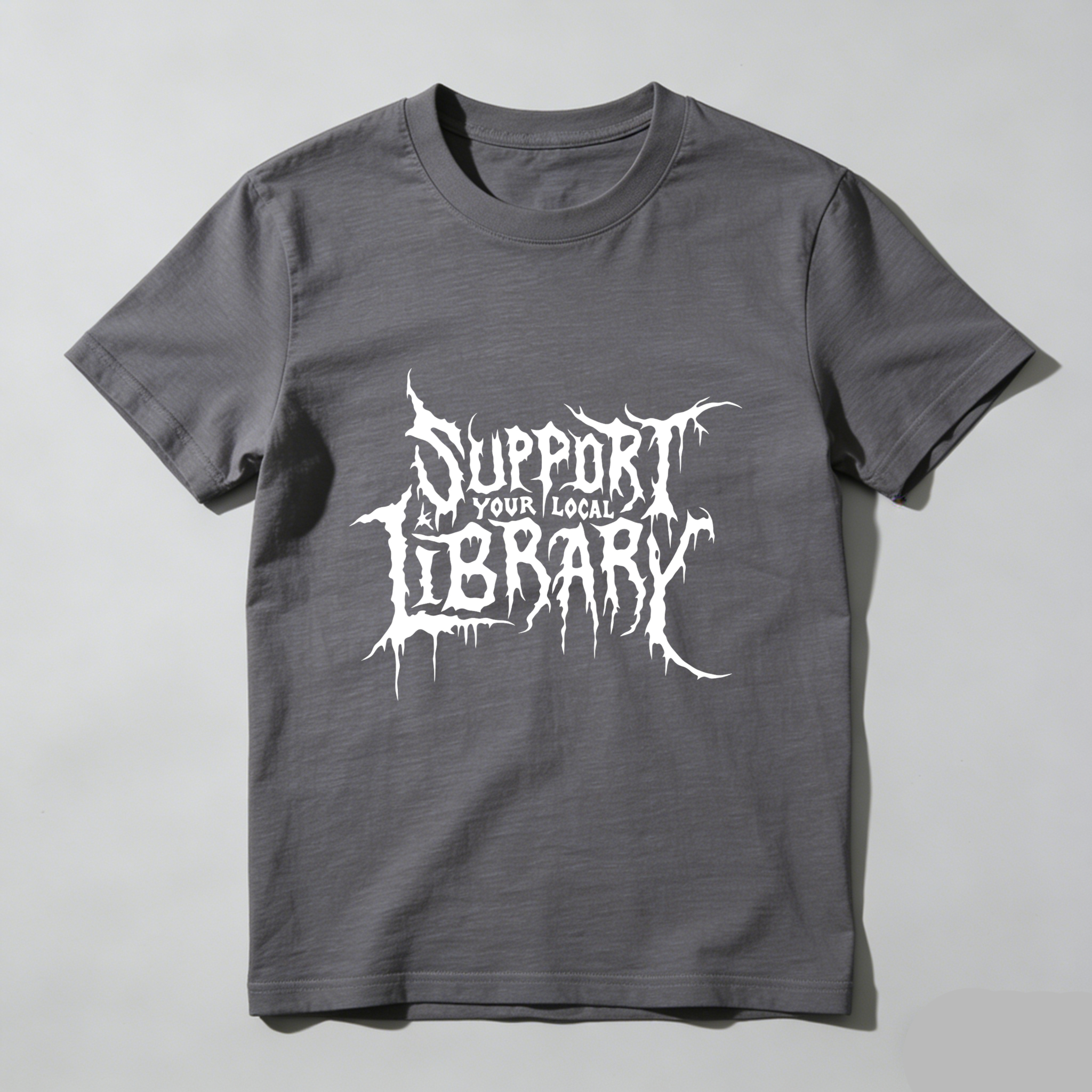 Wardrobecart Support Your Local Library tshirt