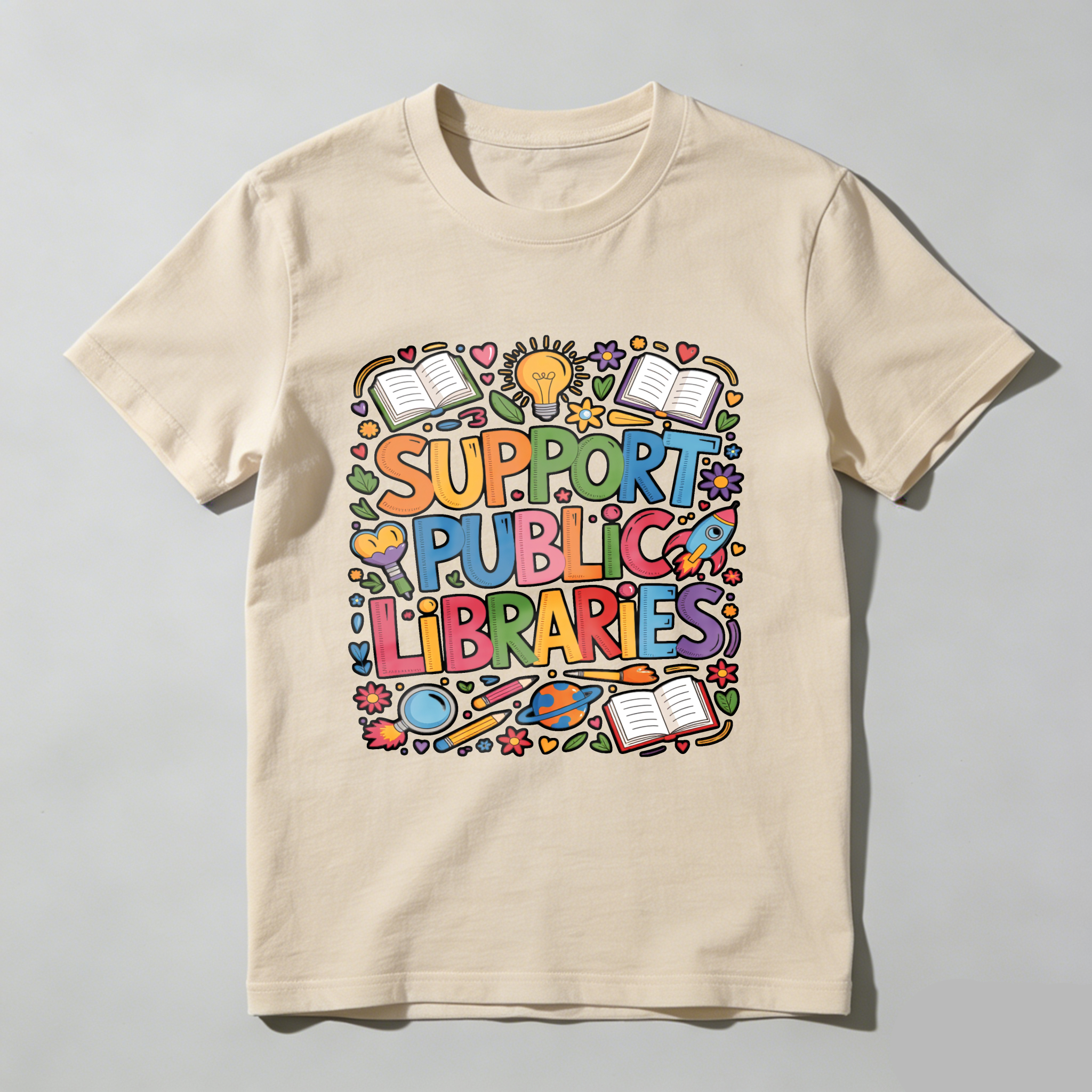 Wardrobecart Support Public Libraries Tshirt