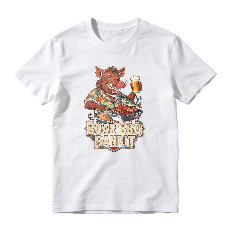 Boar Bbq Bandit Grilling Pig With Beer And Ribs Unisex Classic T-shirt