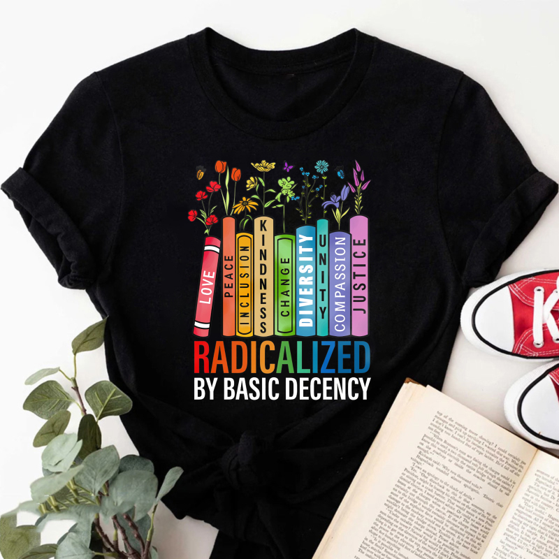 Wardrobecart Love Peace Inclusion Kindness Change Diversity Compassion Justice Tshirt