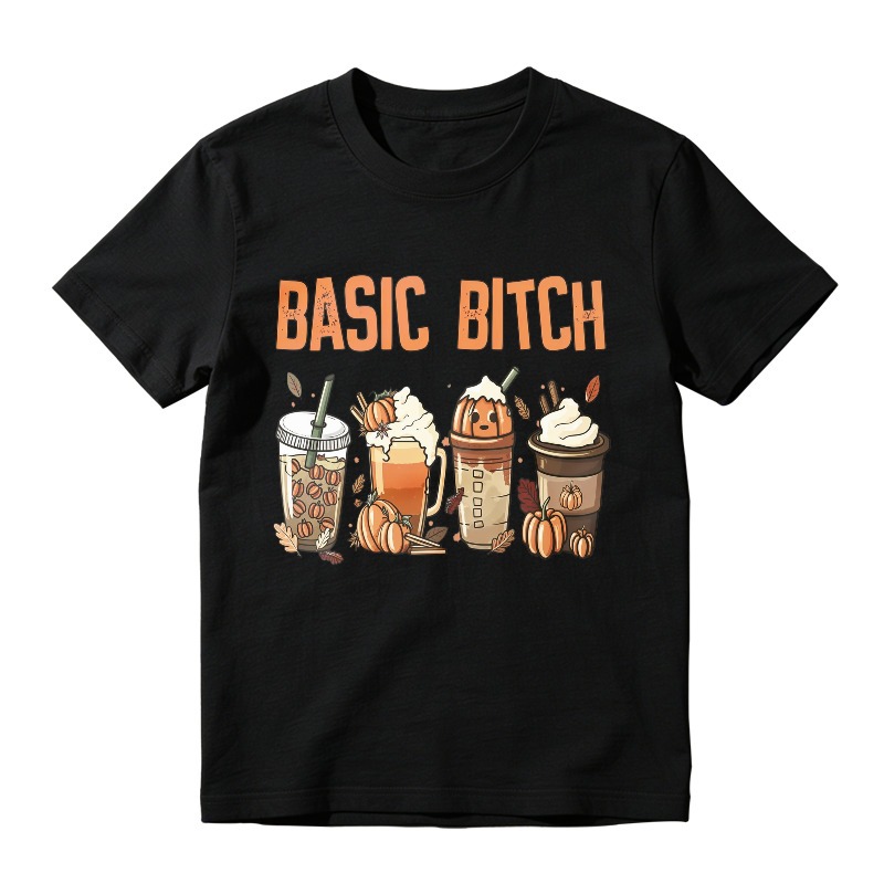 Autumn Pumpkin Spice Drinks Illustration, Unisex Classic T-shirt