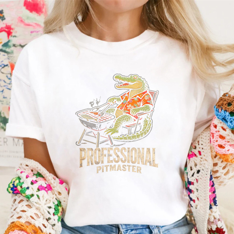 Alligator Grilling Barbecue Professional Pitmaster Unisex Classic T-shirt