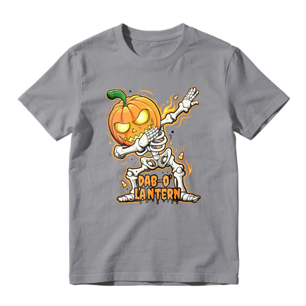 Dabbing Skeleton Pumpkin Head Dab O Lantern Halloween, Unisex Classic T-shirt