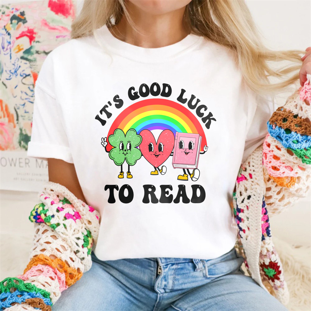 Wardrobecart It's Good Luck To Read tshirt