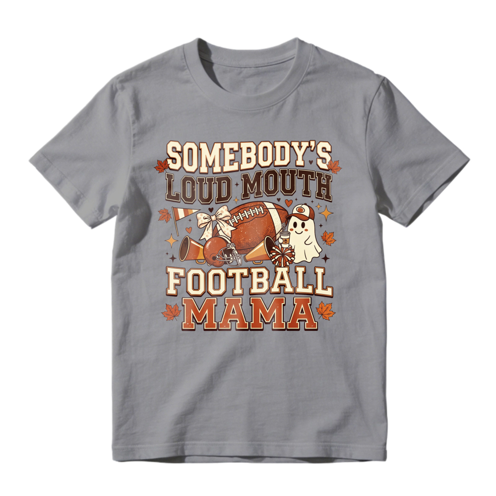 Somebody's Loud Mouth Football Mama, Unisex Classic T-shirt