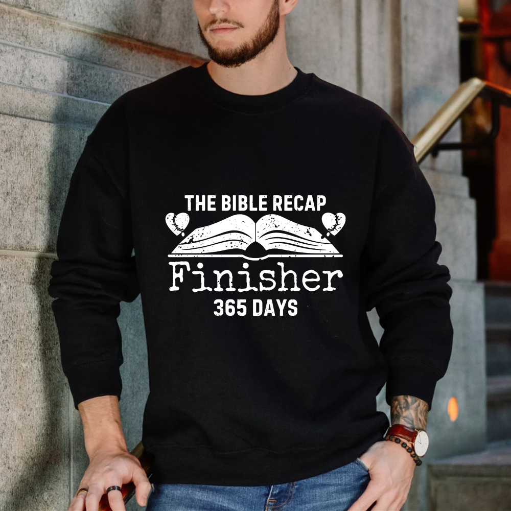 Wardrobecart The Bible Recap Finisher 365 Days Unisex Classic Sweatshirt