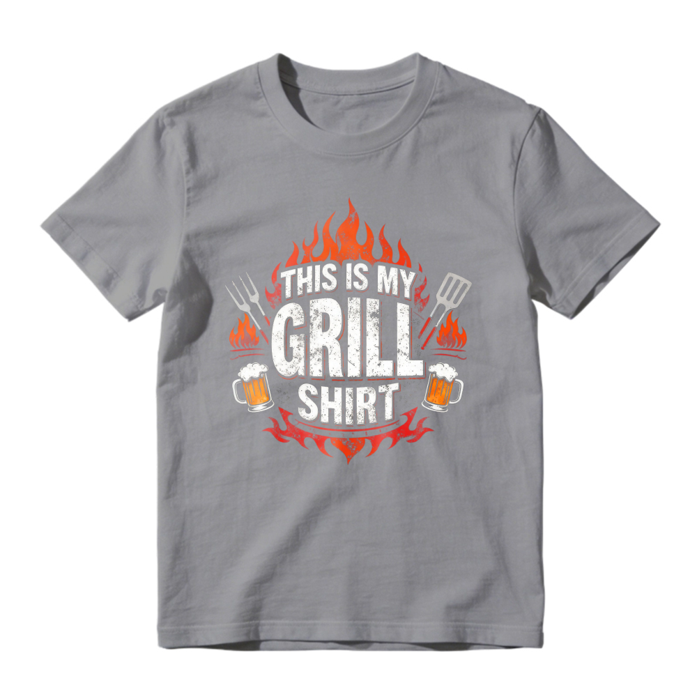 This Is My Grill Shirt Flame Fork Spatula Beer Unisex Classic T-shirt