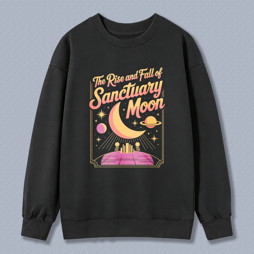 Wardrobecart The Rise And Fall Of Sanctuary Moon Cosmic Design Unisex Classic Sweatshirt