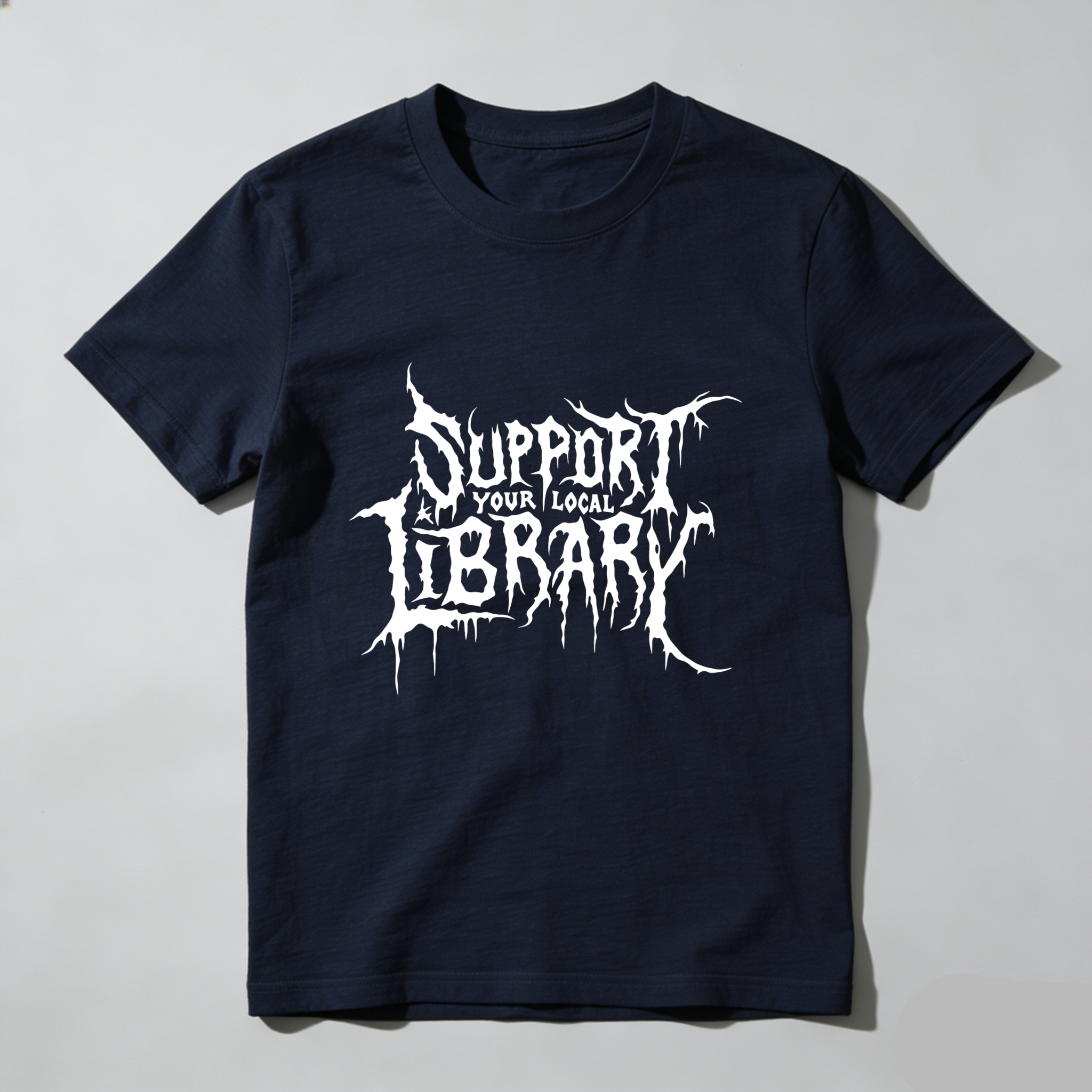 Wardrobecart Support Your Local Library tshirt