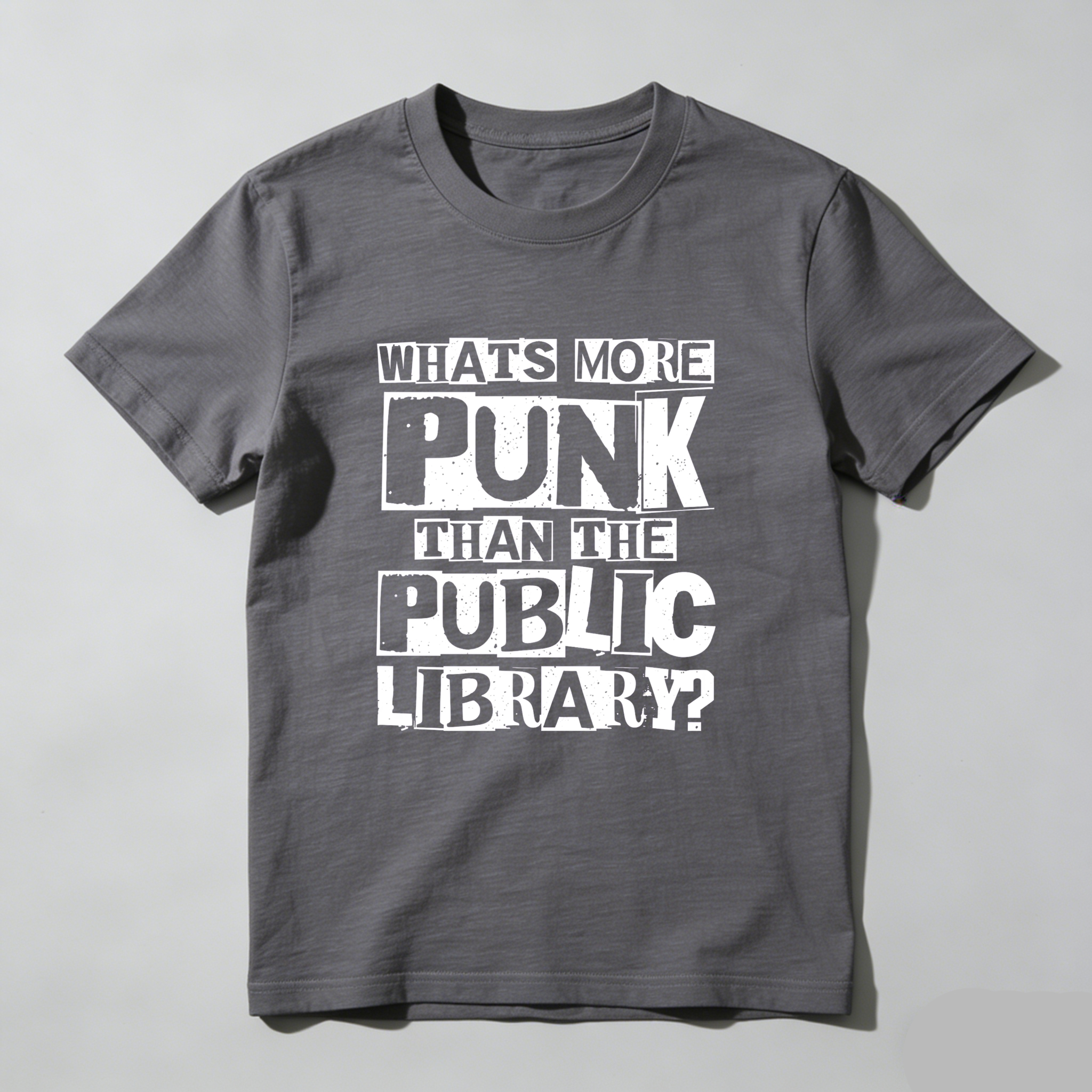 Wardrobecart What's More Punk Than The Public Library tshirt(1)