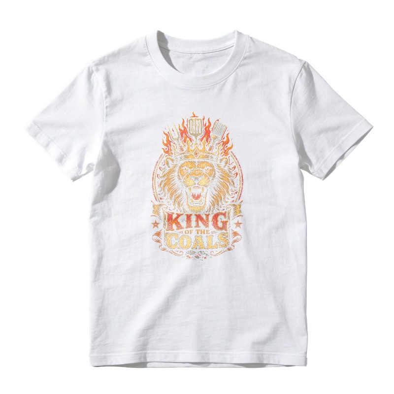 King Of The Coals Lion Crown Fire Grill Unisex Classic T-shirt