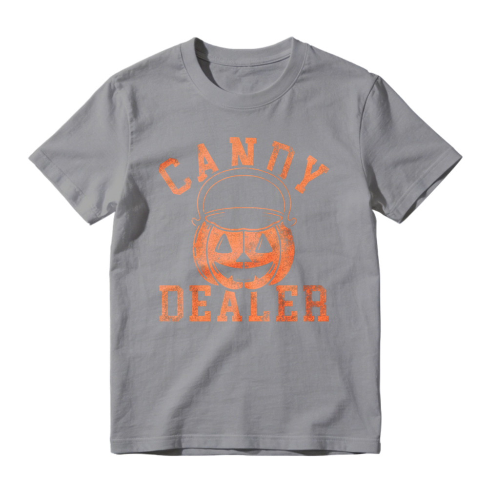 Candy Dealer Halloween Pumpkin Graphic T-shirt