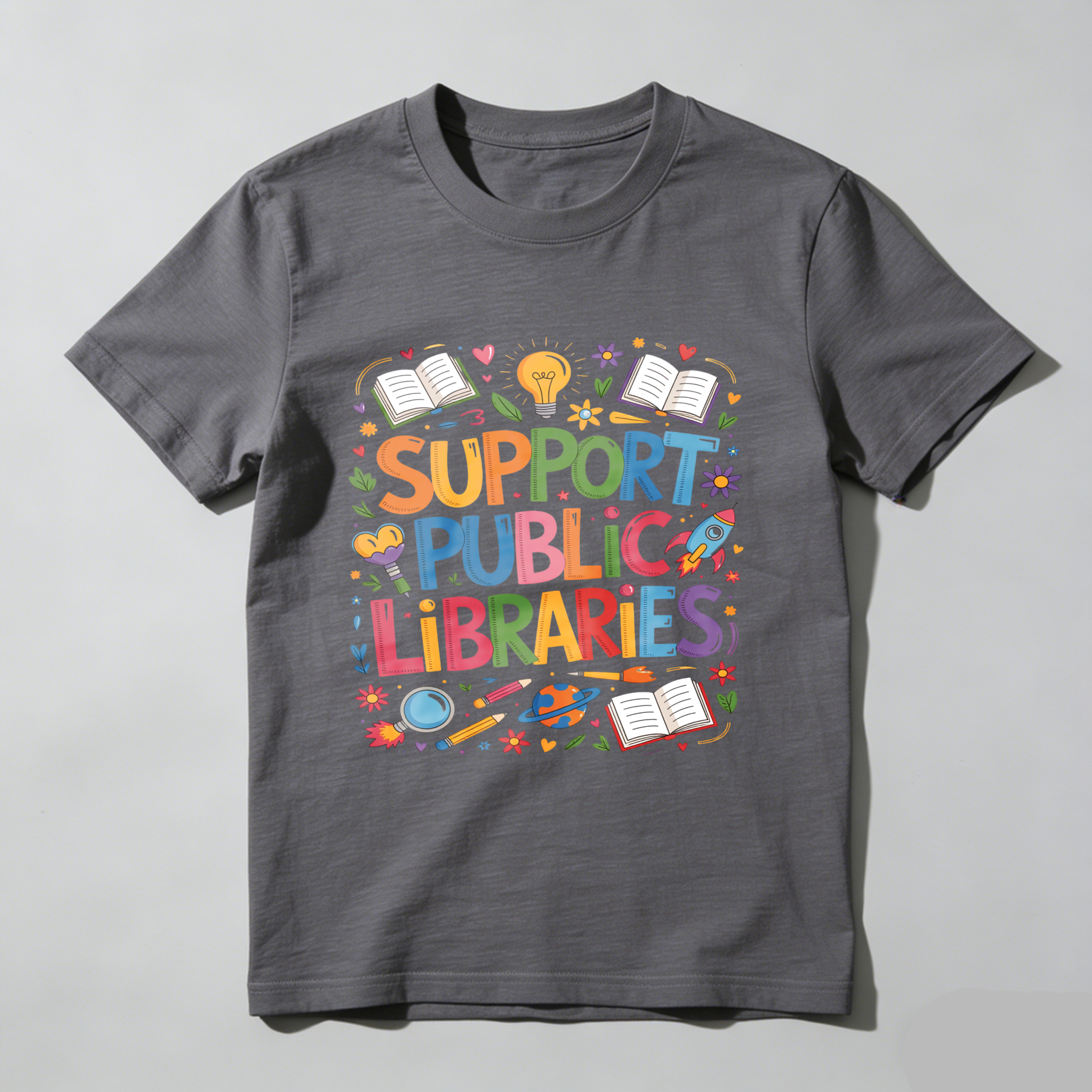Wardrobecart Support Public Libraries Tshirt