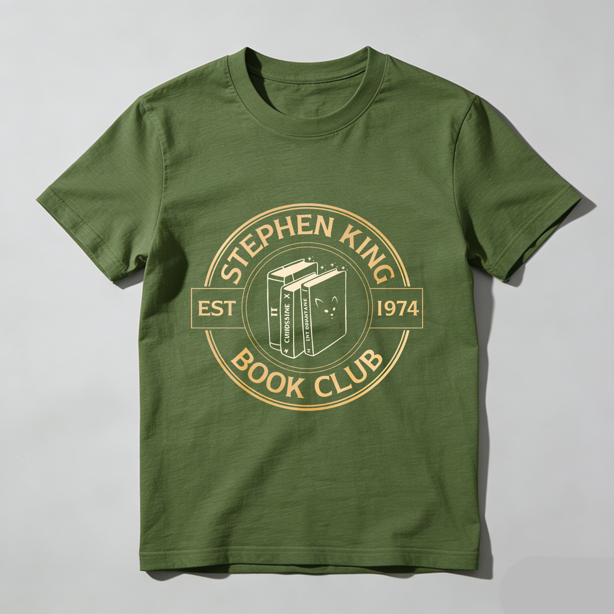 Wardrobecart Stephen King Book Club Established 1974 Tshirt