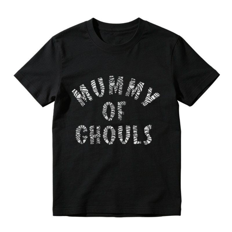 Mummy Of Ghouls Halloween Horror Theme Graphic T-shirt