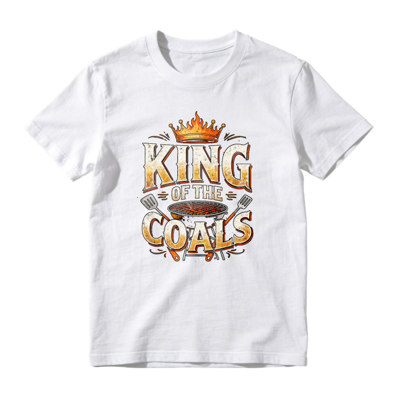 King Of The Coals Grilling Barbecue Crown Graphic Unisex Classic T-shirt