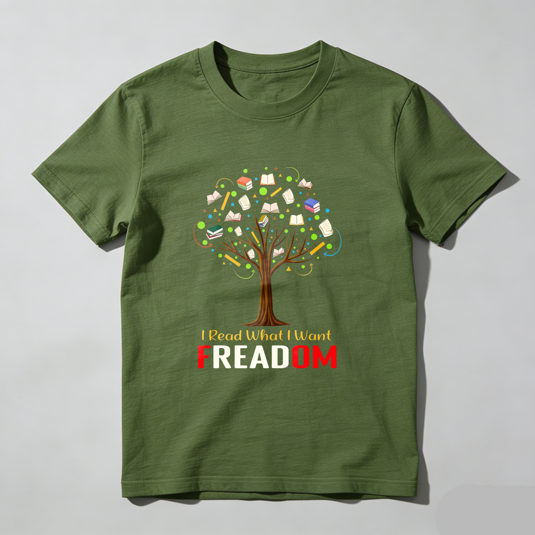 Wardrobecart I Read What I Want Freadom Tree Books Tshirt