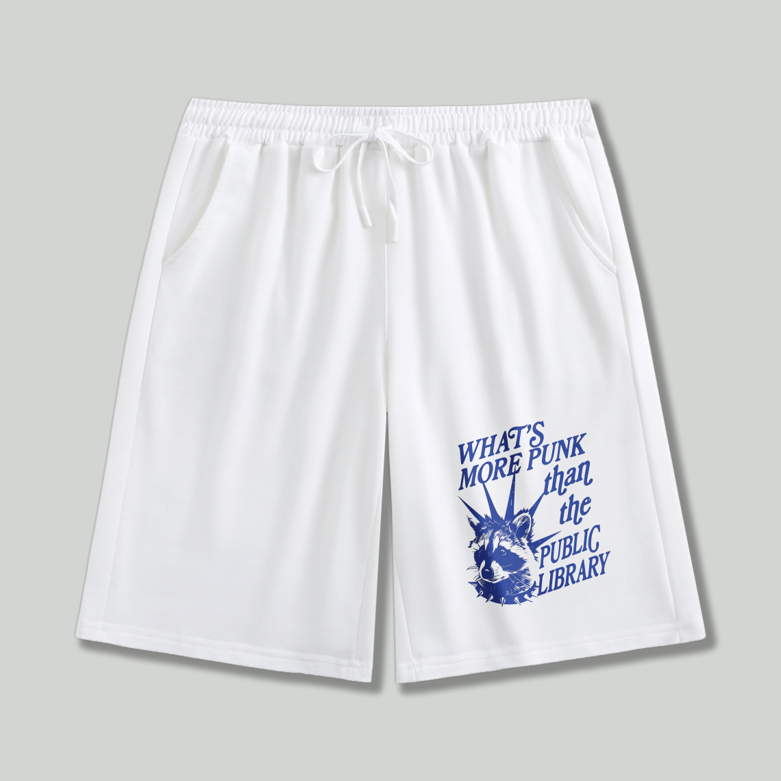 Wardrobecart Whats More Punk Than The Public Library Graphic Shorts