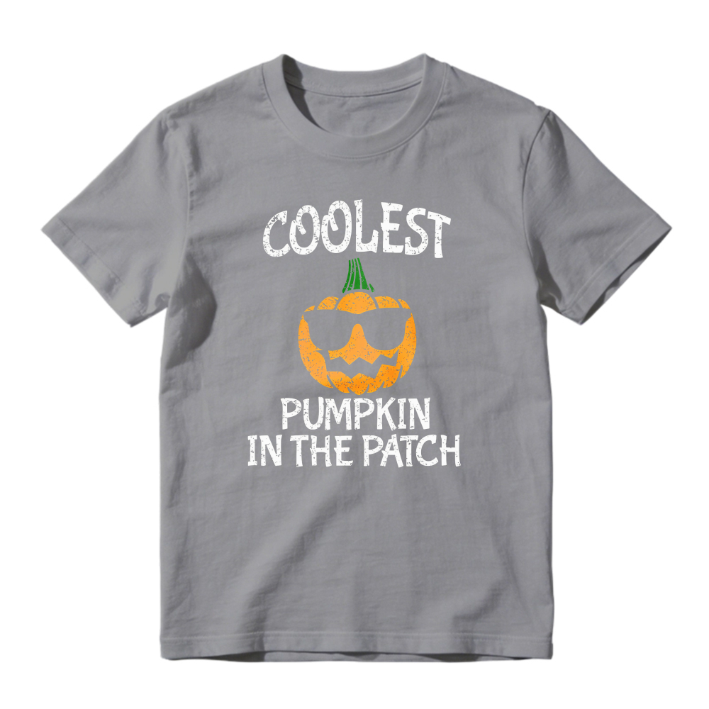 Coolest Pumpkin In The Patch Funny Halloween Sunglasses Jack O Lantern Unisex Classic T-shirt