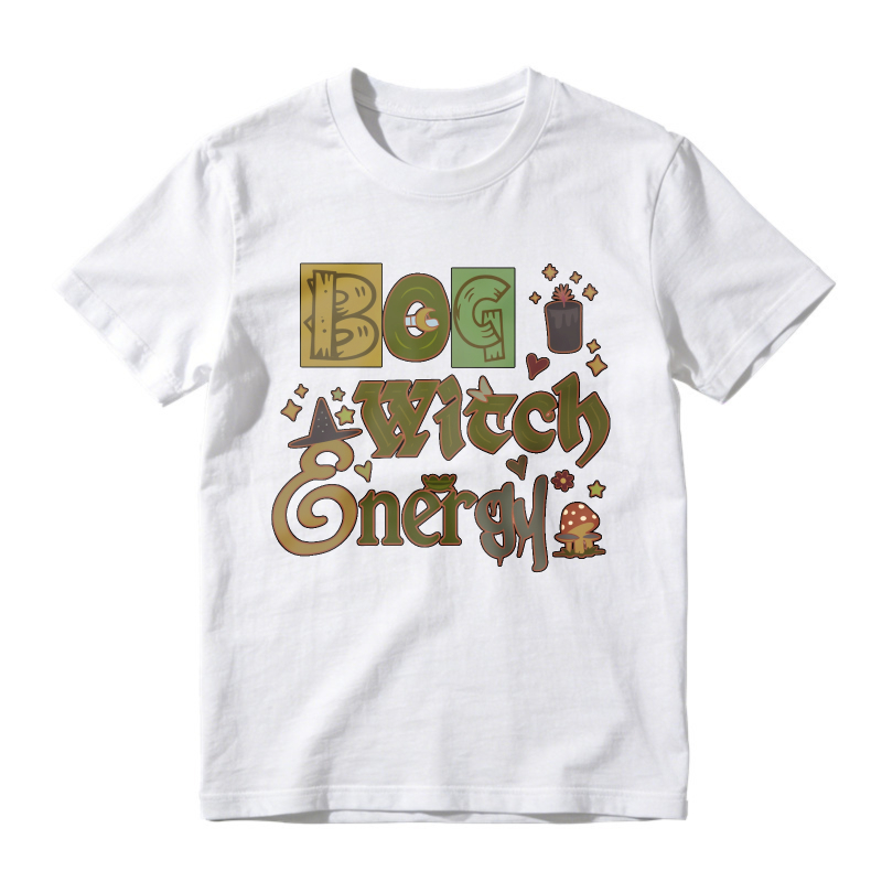 Bog Witch Energy, Mushroom And Magic Graphic, Unisex Classic T-shirt