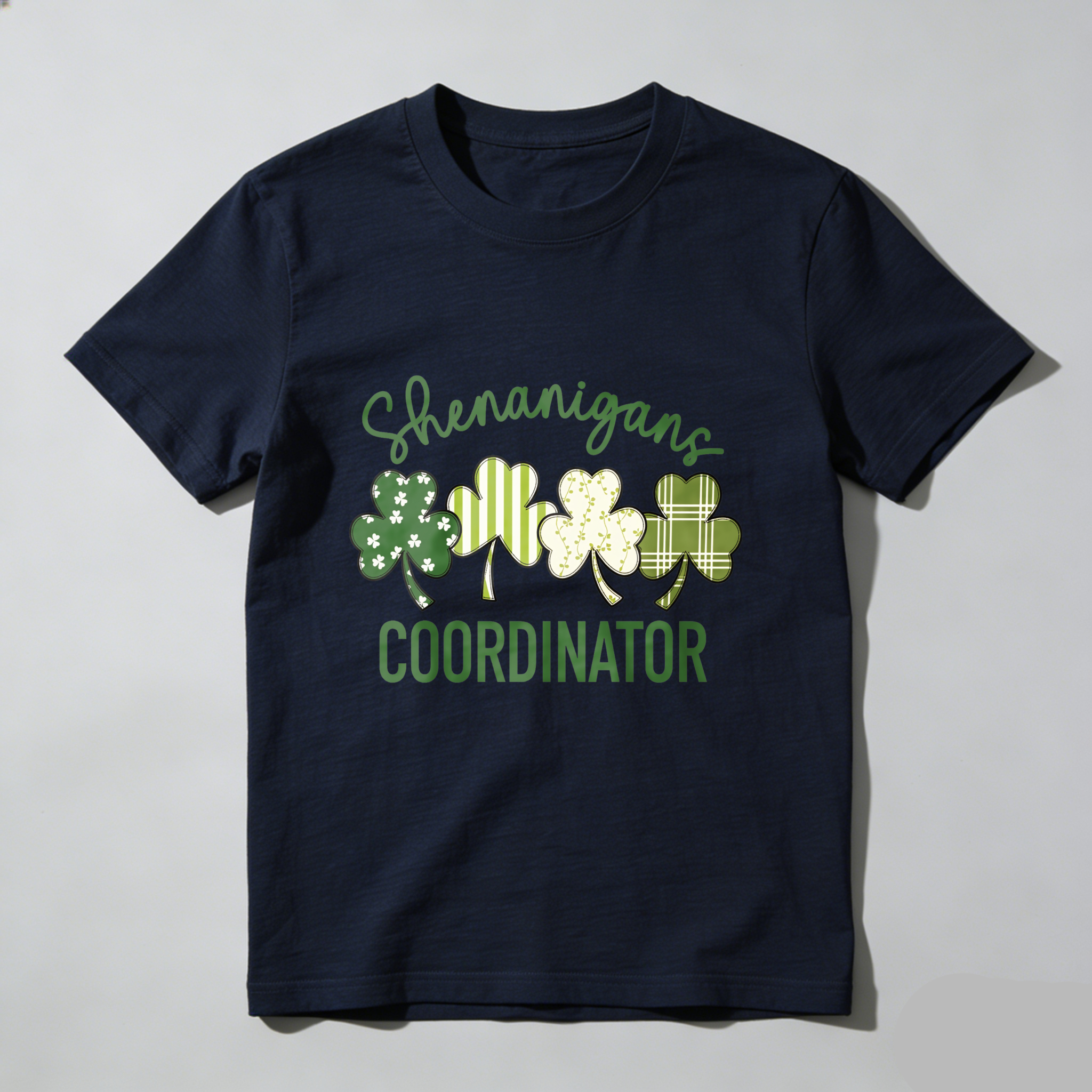 Wardrobecart Shenanigans Coordinator With Four Shamrocks tshirt