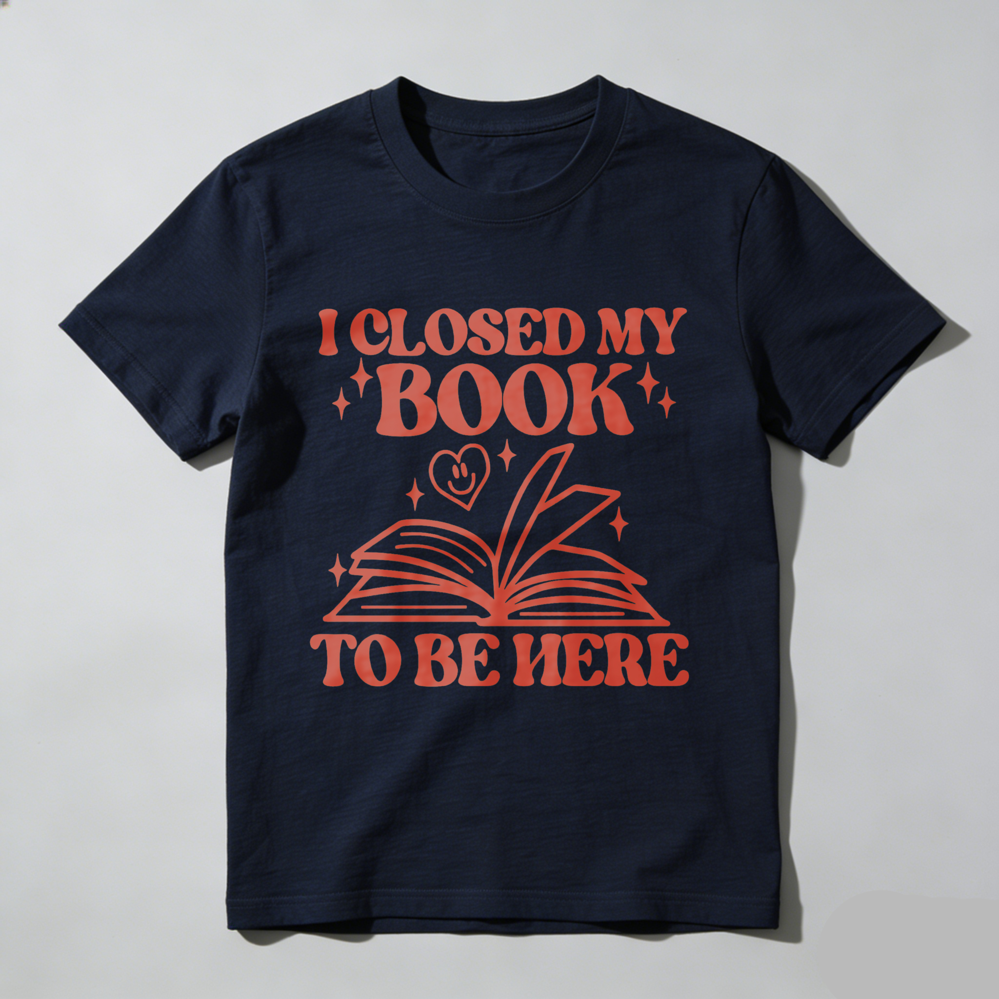 Wardrobecart I Closed My Book To Be Here Tshirt
