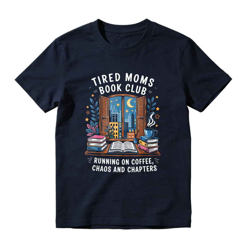 Wardrobecart Window With Books And Moon Night Scene Unisex Classic T-shirt