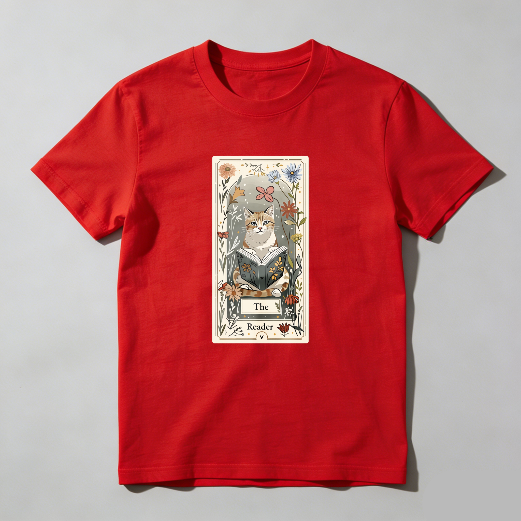 Wardrobecart The Reader Tarot Card Design Unisex Classic T-shirt
