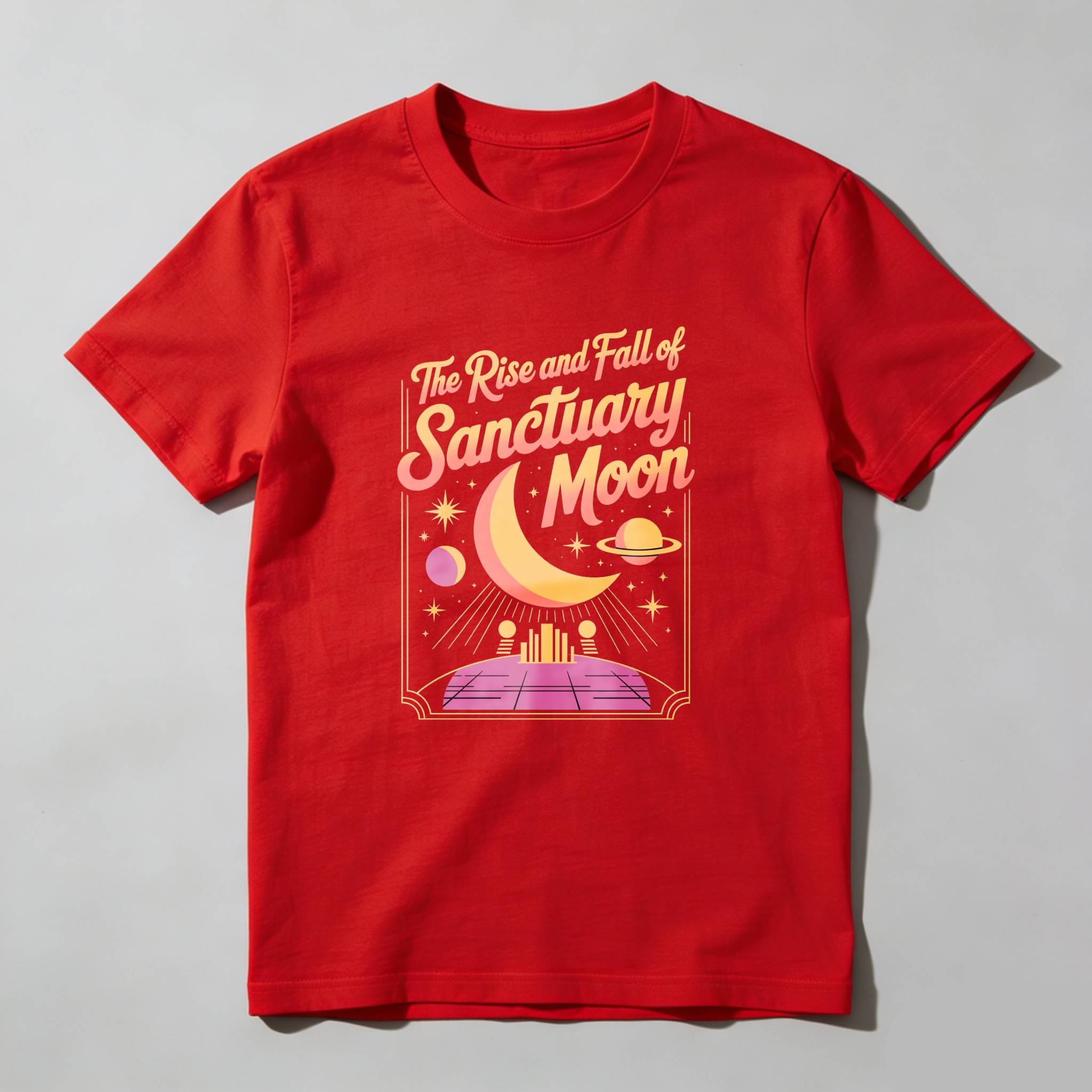 Wardrobecart The Rise And Fall Of Sanctuary Moon tshirt